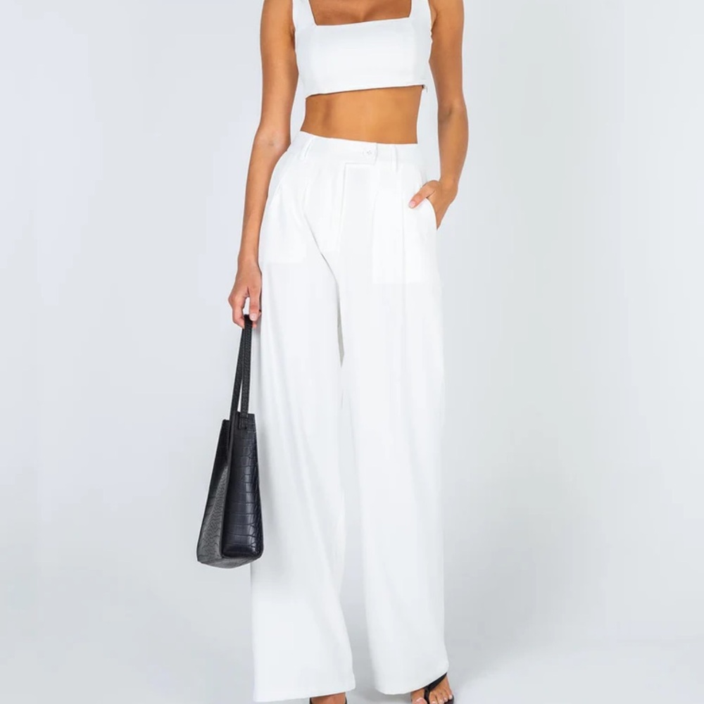 Princess Polly Two Piece White Huxley Set